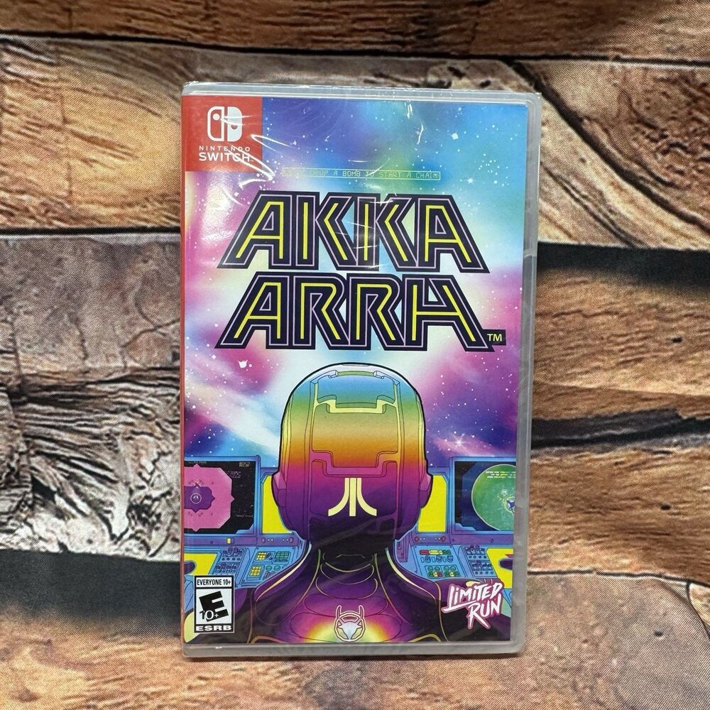 Akka Arrh Nintendo Switch Sealed Brand New Limited Run Games LRG 181 Atari New